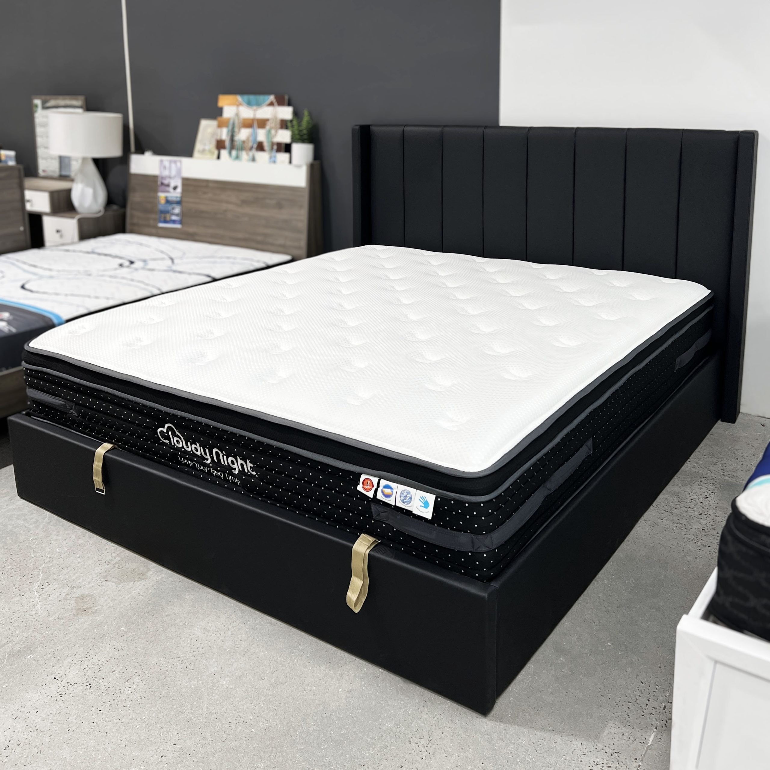 Celine Black Leather Bed Celine Black Leather Bed
