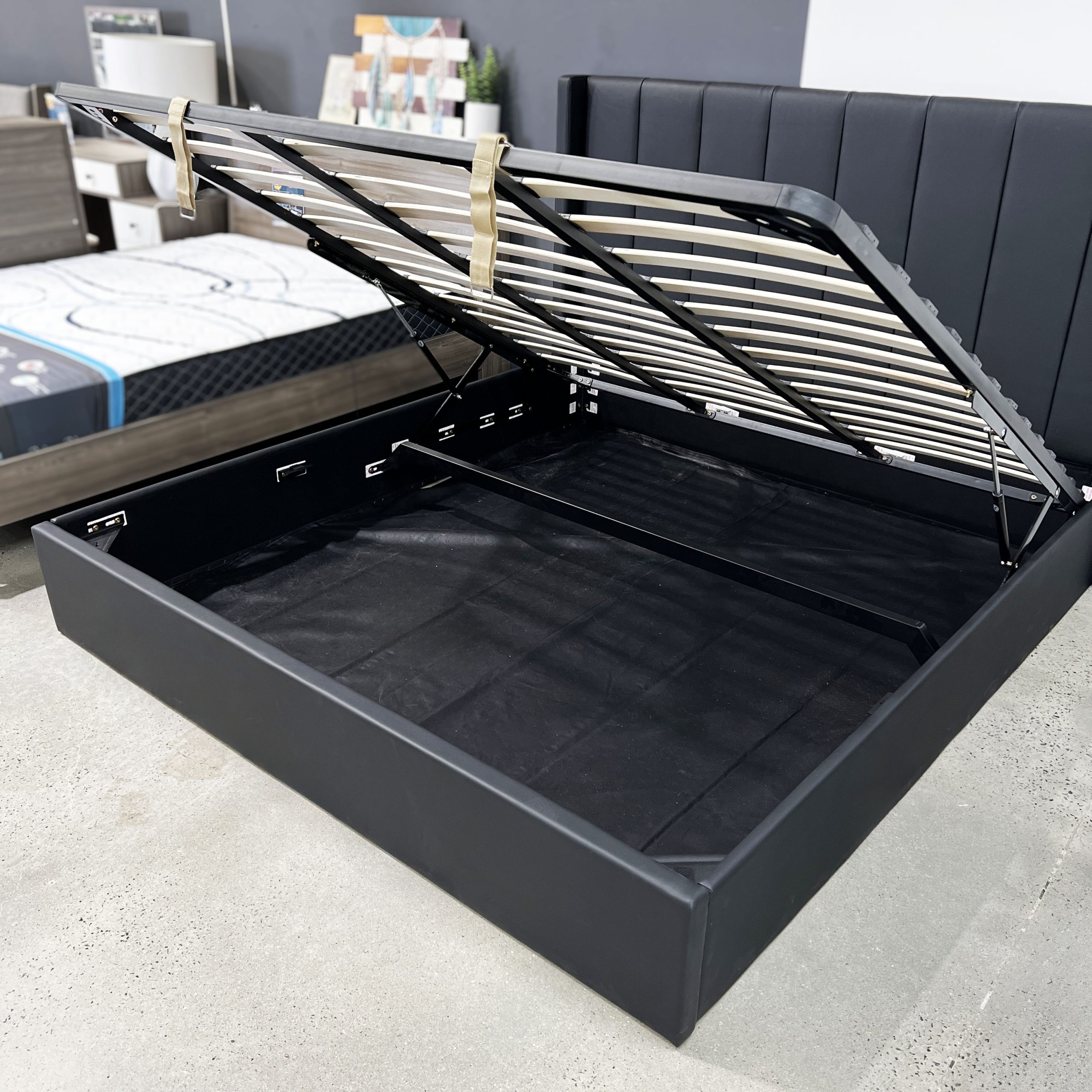 Celine Black Leather Bed Celine Black Leather Bed