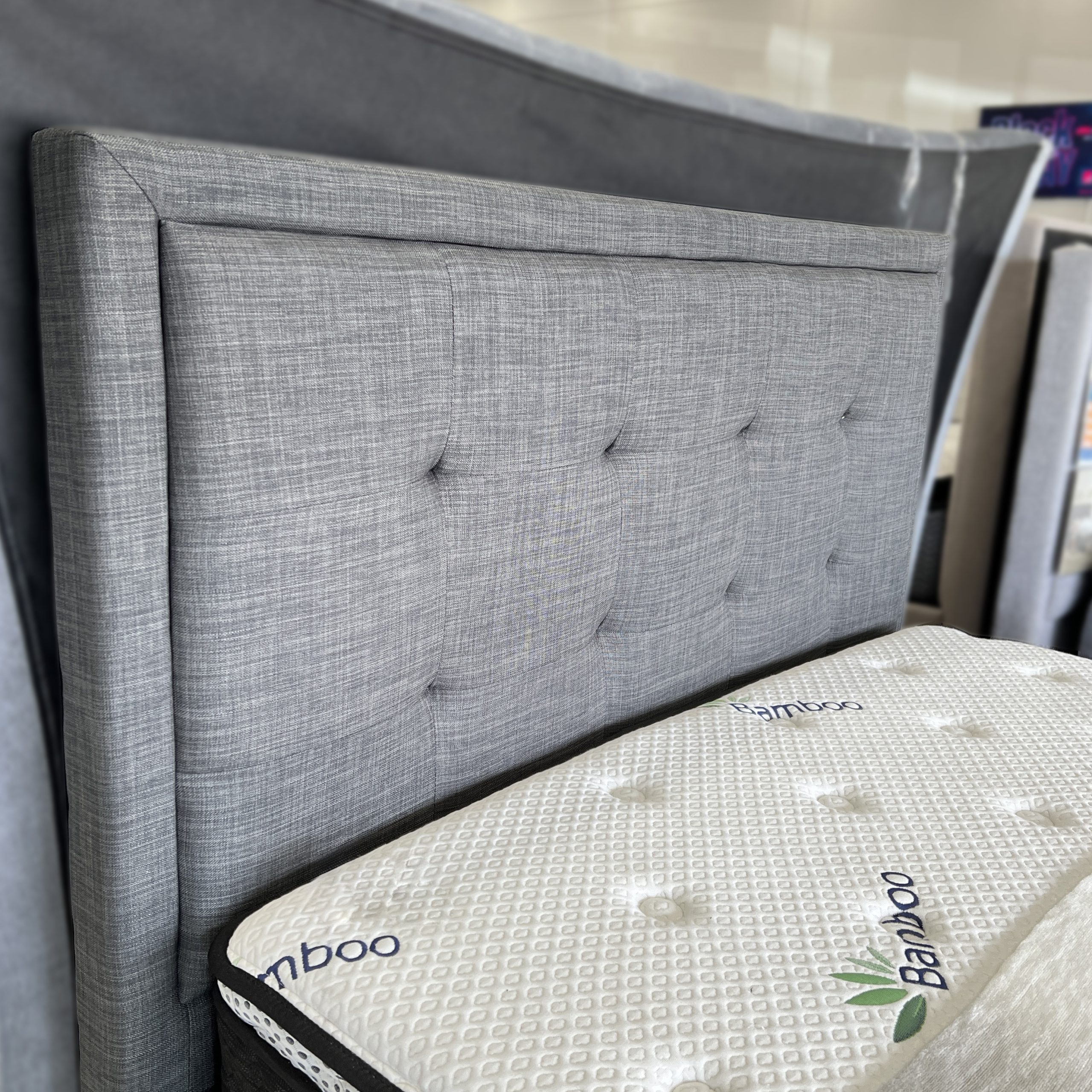 Chanelle Dark Grey King Bed Chanelle Dark Grey King Bed