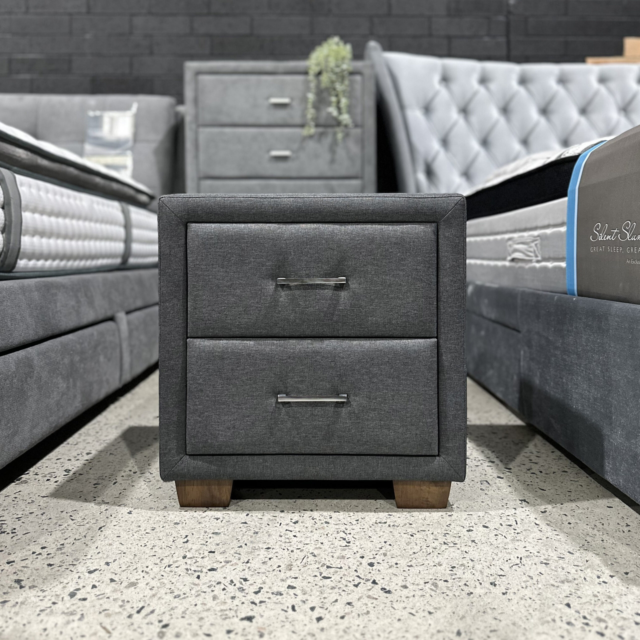 Harper Dark Grey - Bedside Harper Dark Grey - Bedside