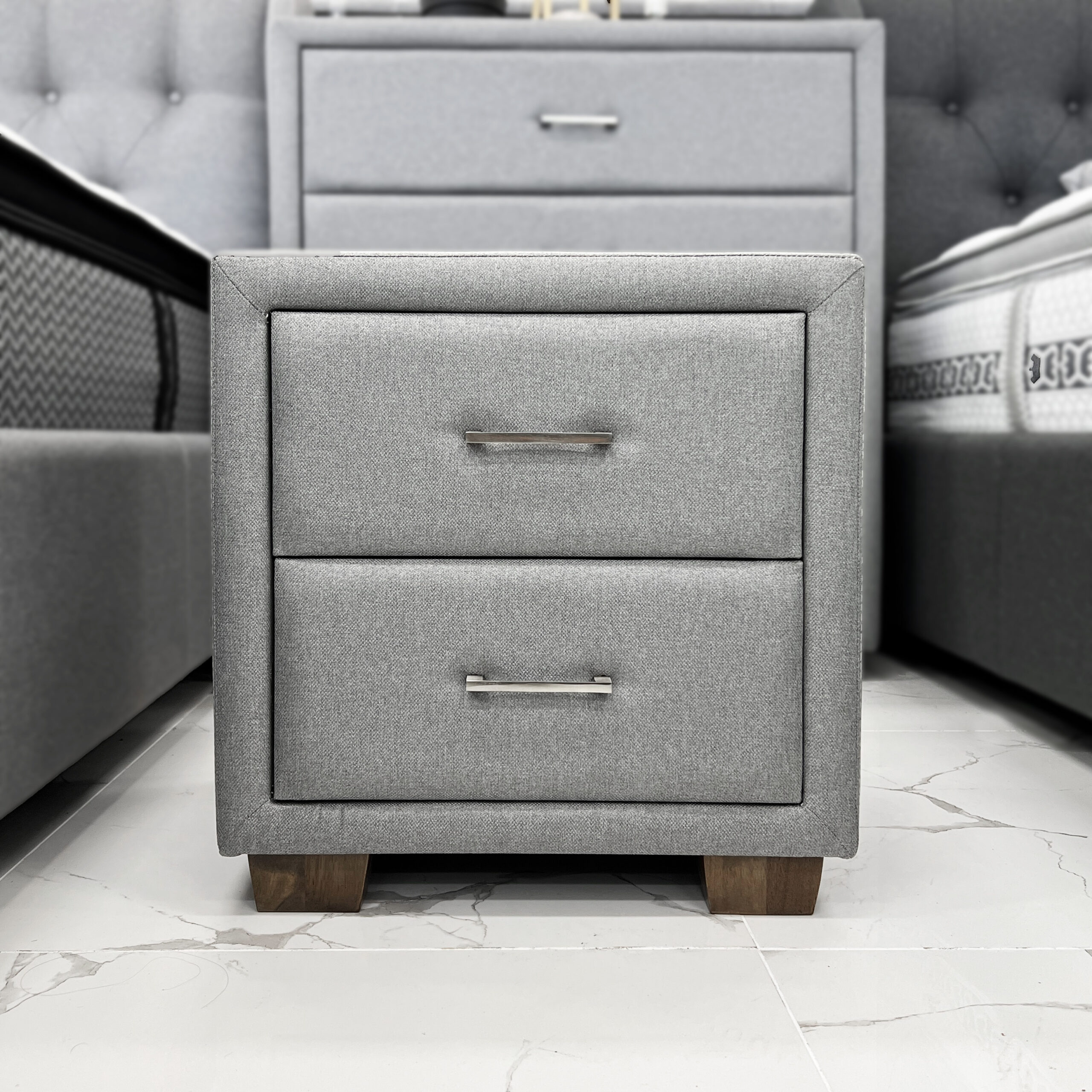 Harper Light Grey - Bedside Harper Light Grey - Bedside