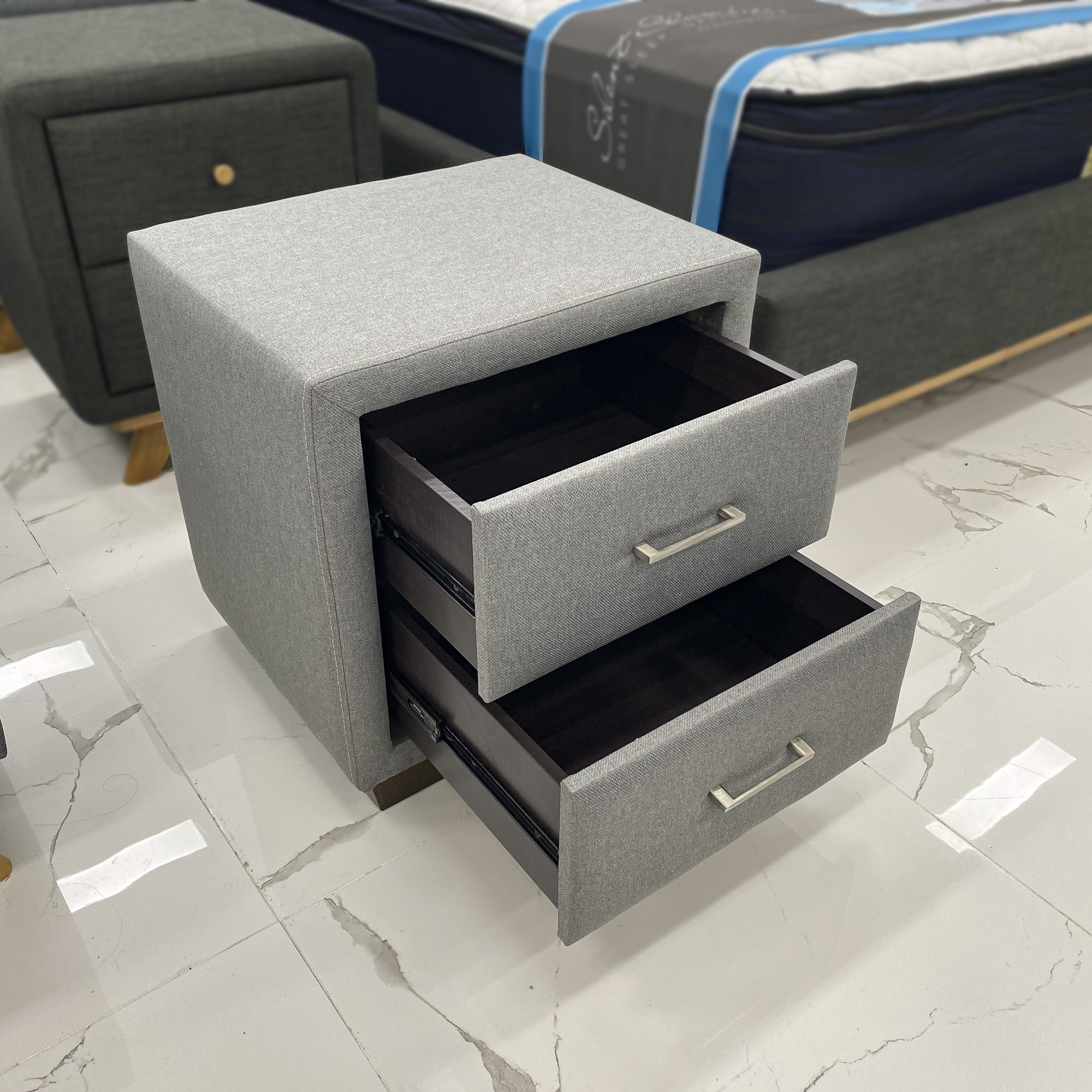 Harper Light Grey - Bedside Harper Light Grey - Bedside