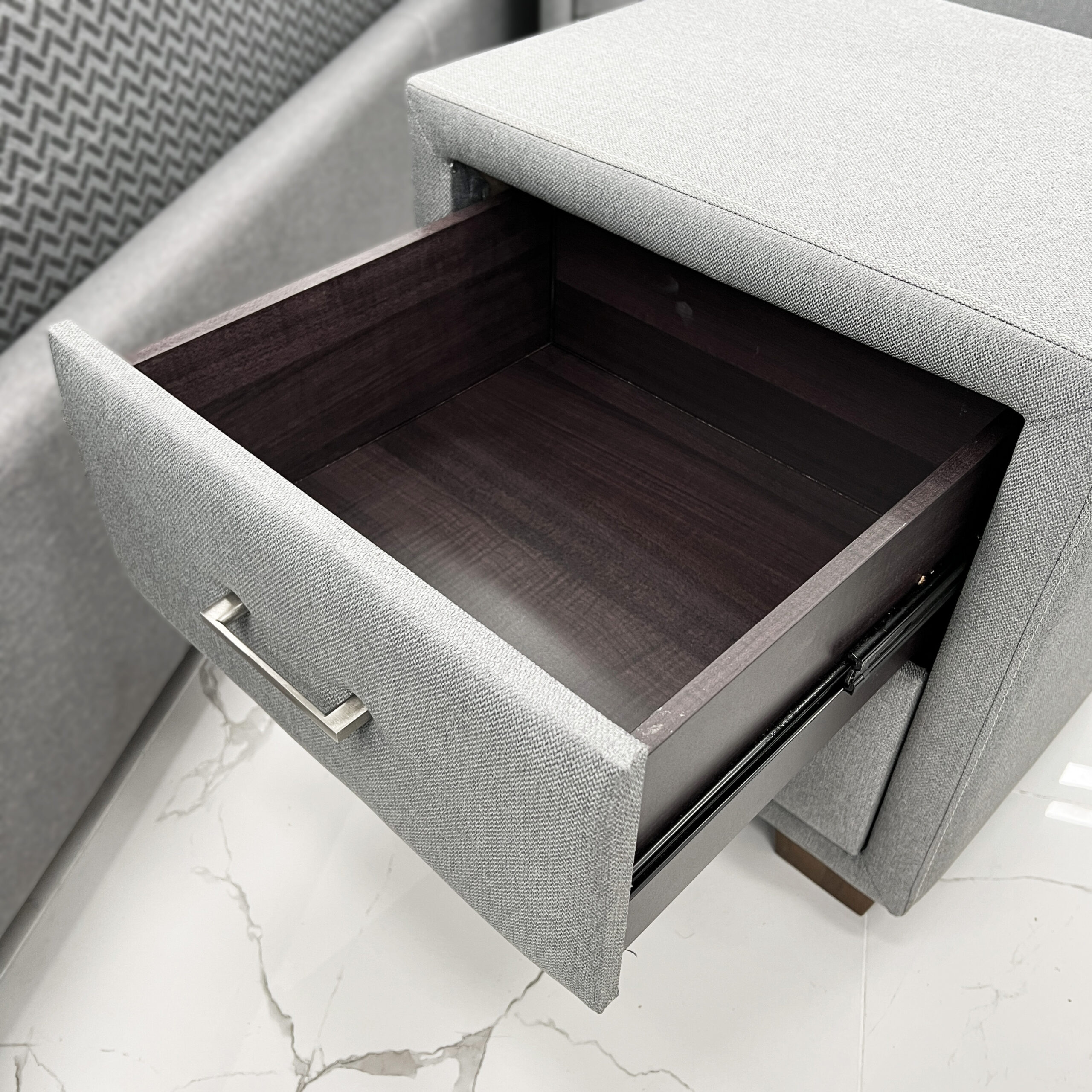 Harper Light Grey - Bedside Harper Light Grey - Bedside
