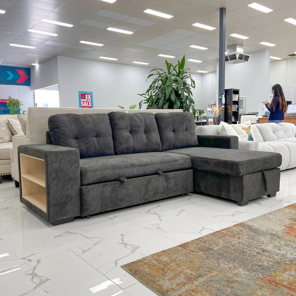 Cindy sofa black 1