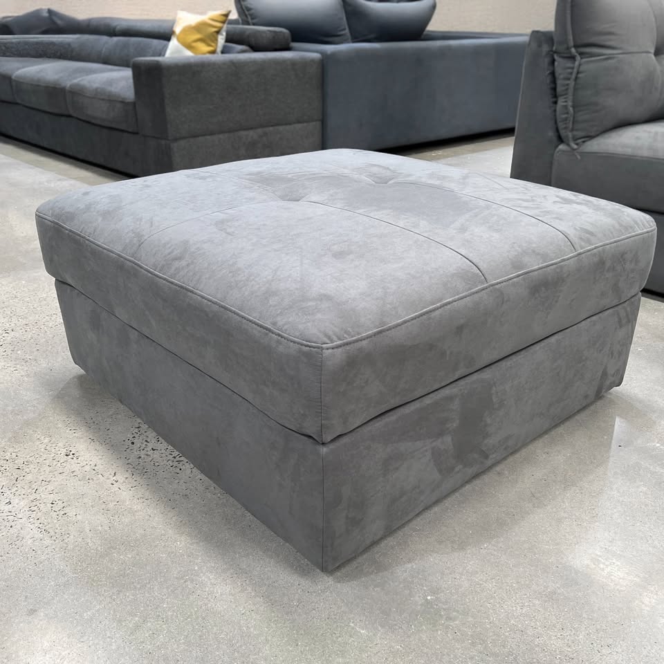 LONDON DARK GREY OTTOMAN