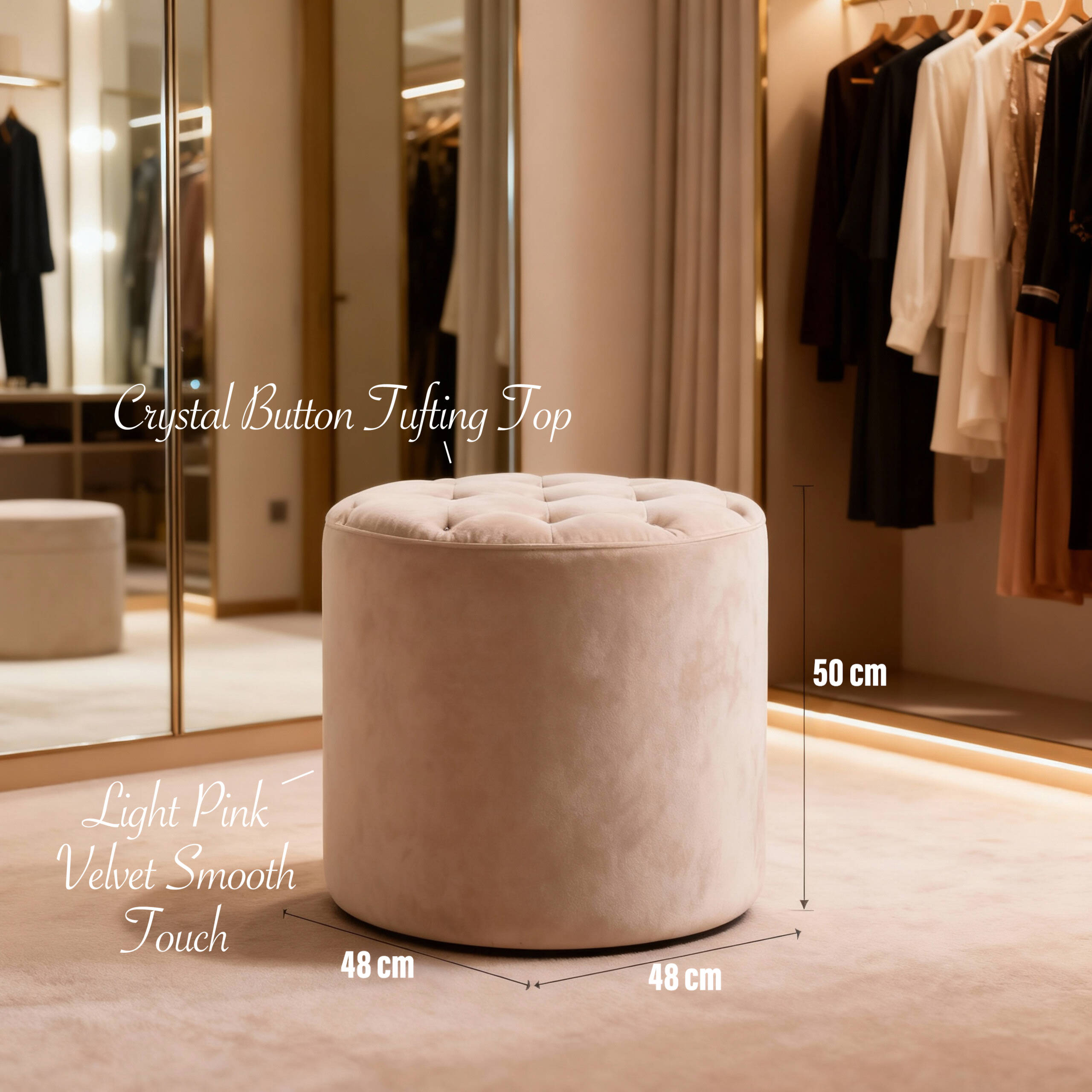 pretty stool details