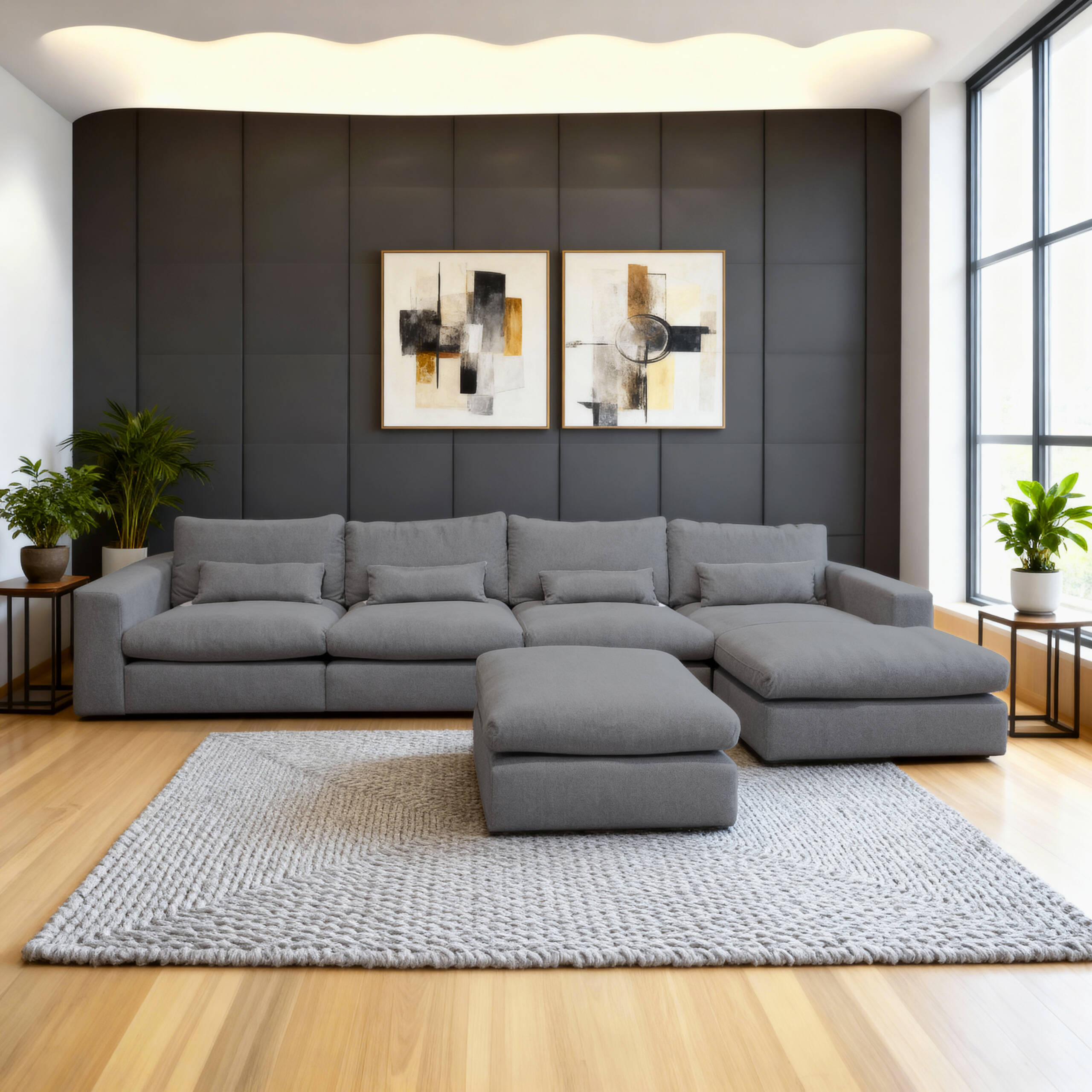 Haven Sofa (7) GREY-5PCS!!!