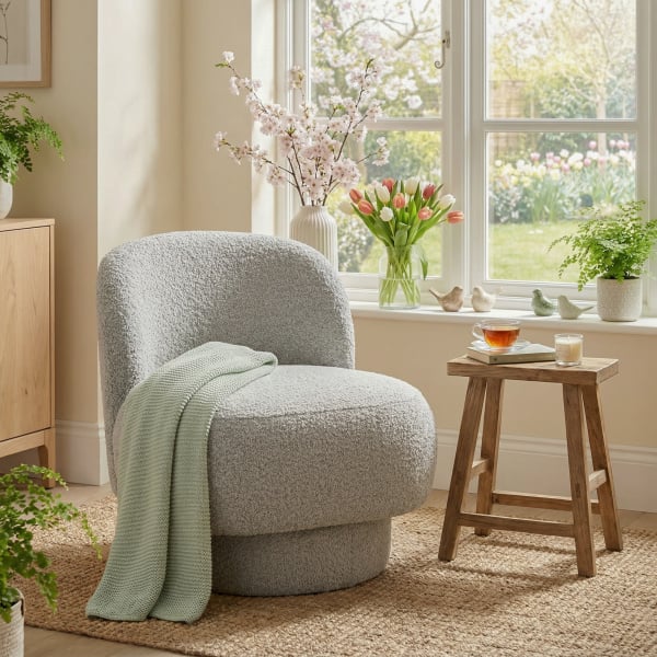 WALES 360° Swivel Chair Light Grey - Ex-Display Exclusively in Melville 🏷️💰 - Light Grey