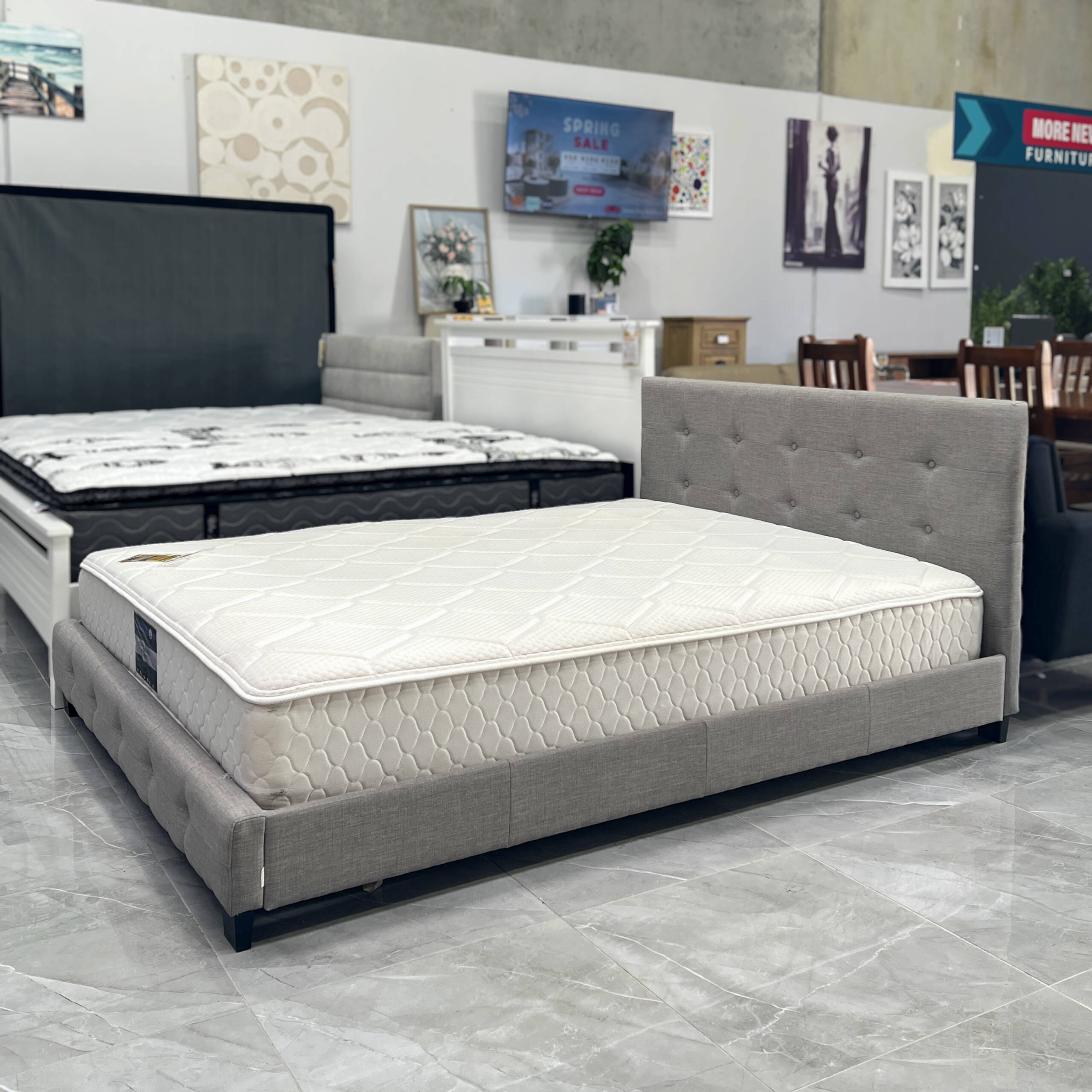 Gey Queen Bed Frame (1)