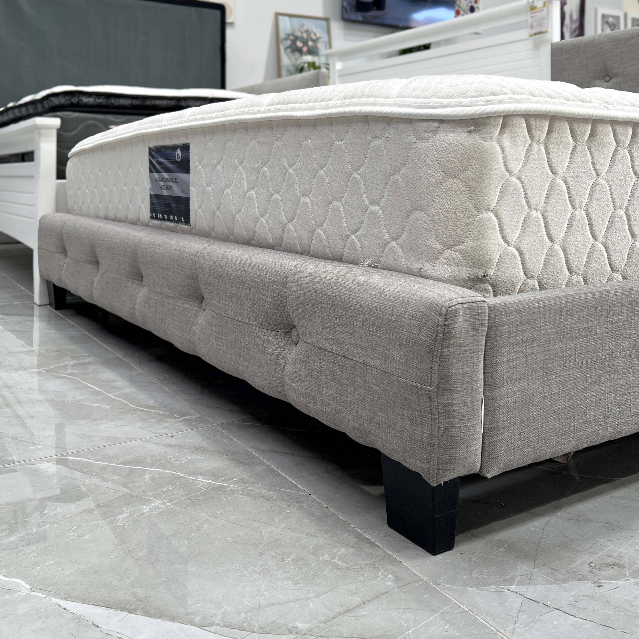 Gey Queen Bed Frame (3)