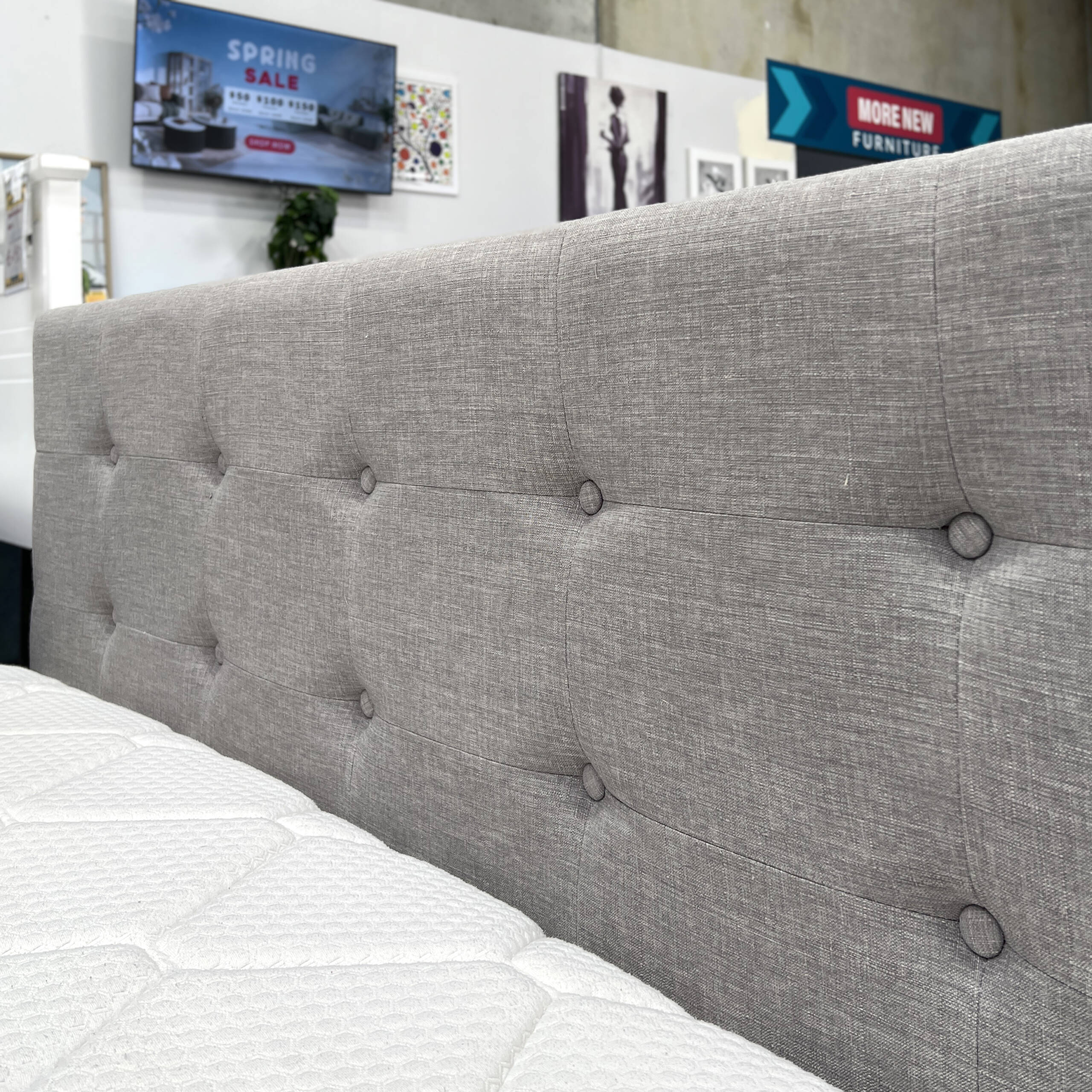 Gey Queen Bed Frame (4)