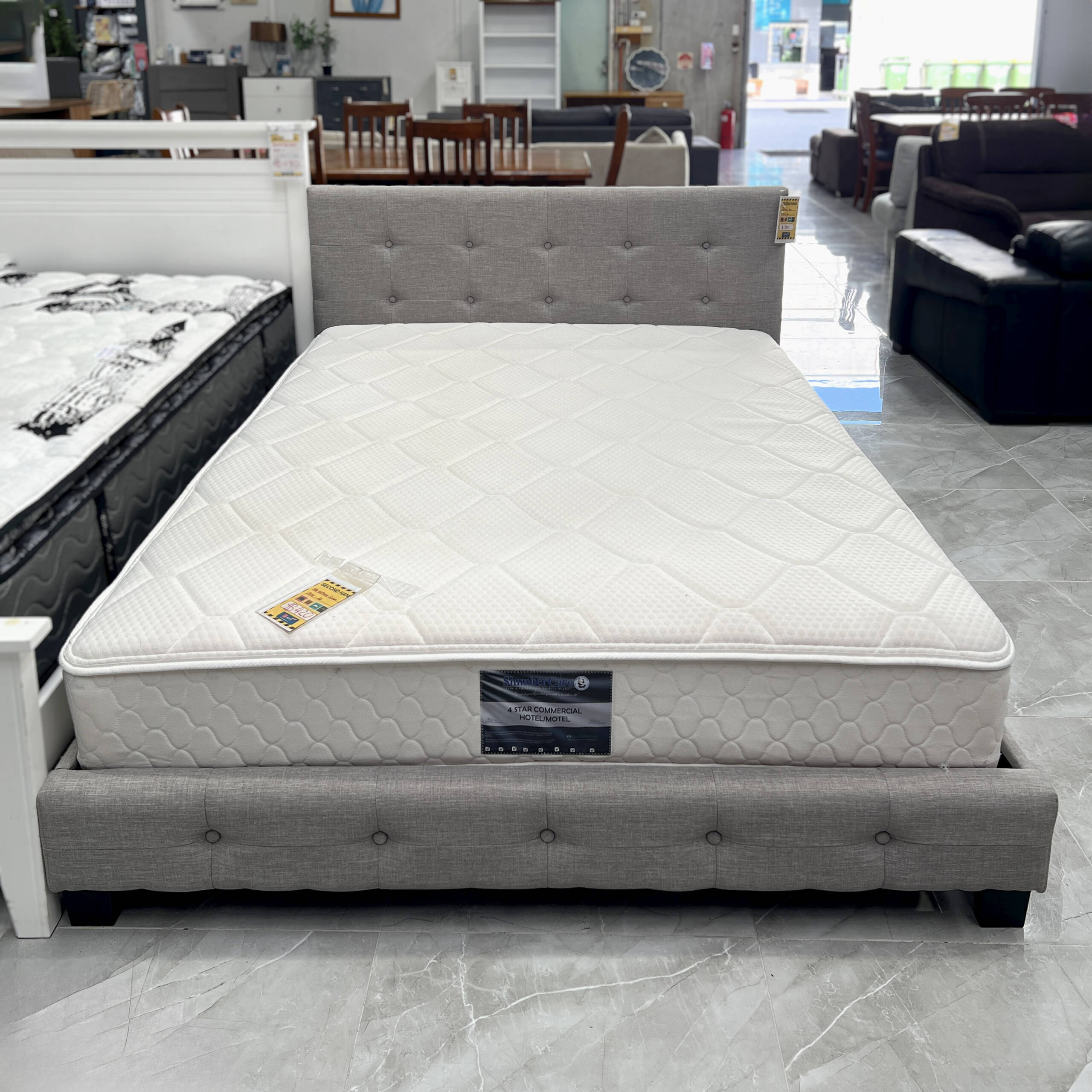 Gey Queen Bed Frame (7)