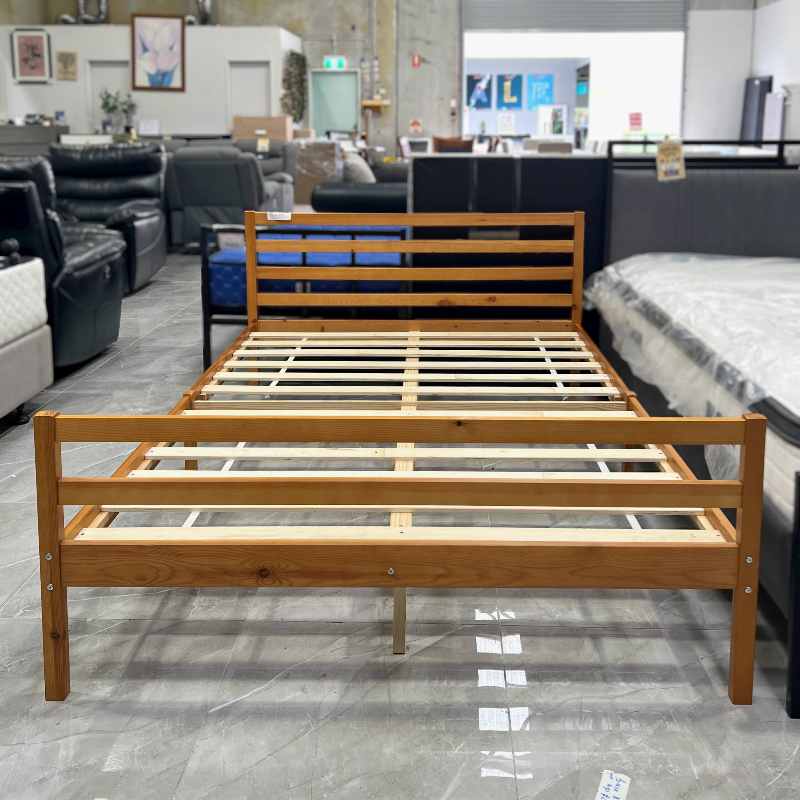 Wooden Double Bed (1)