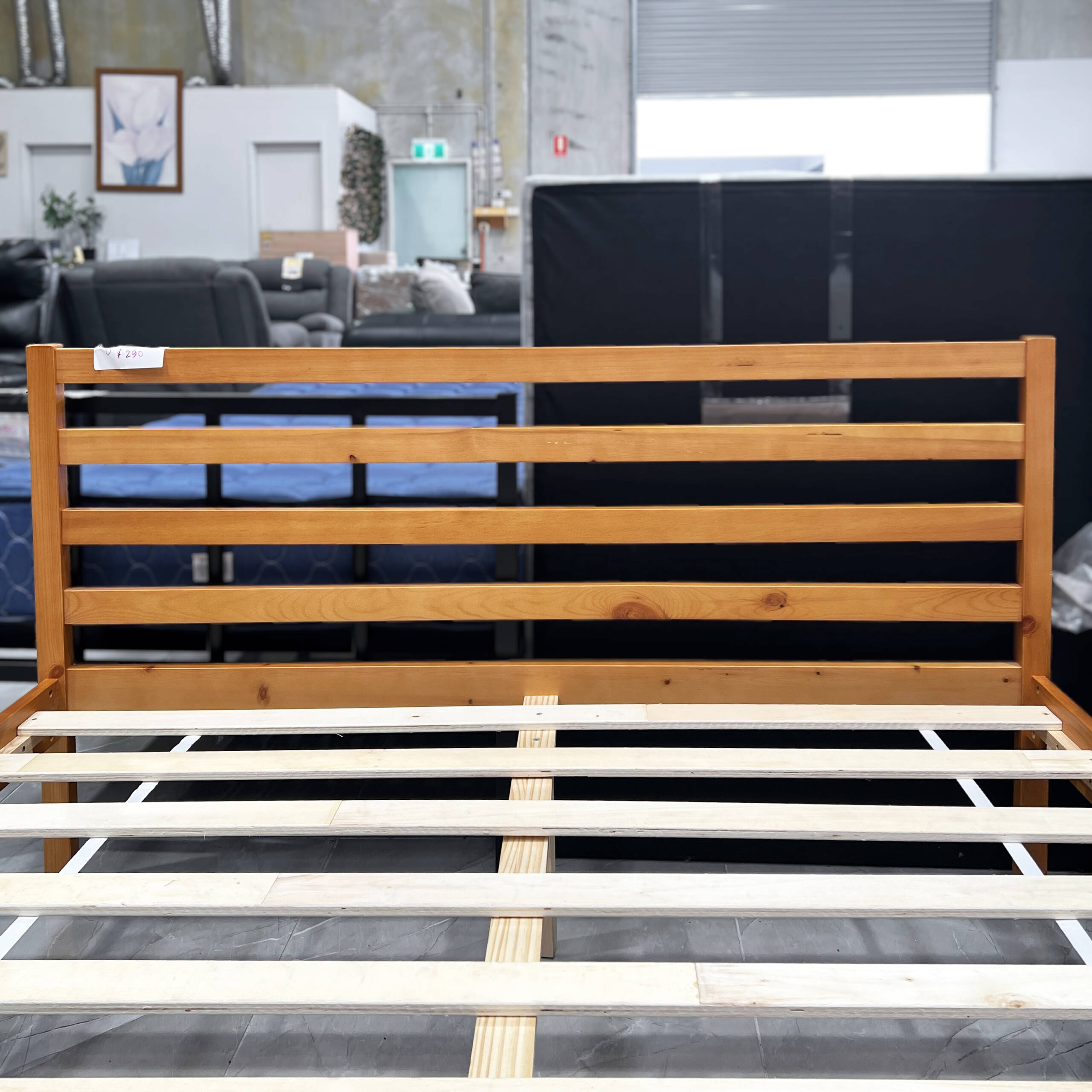 Wooden Double Bed (2)