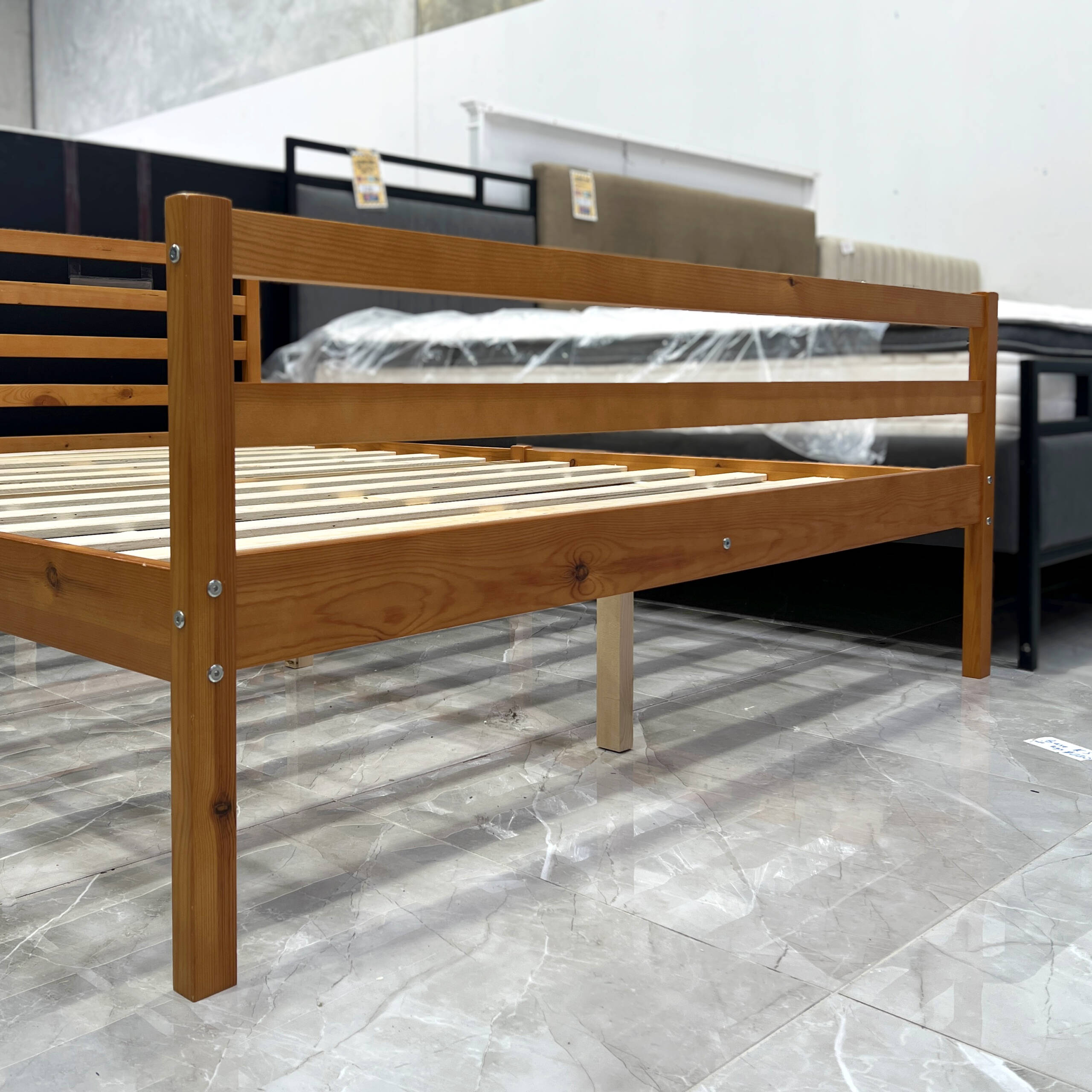 Wooden Double Bed (3)