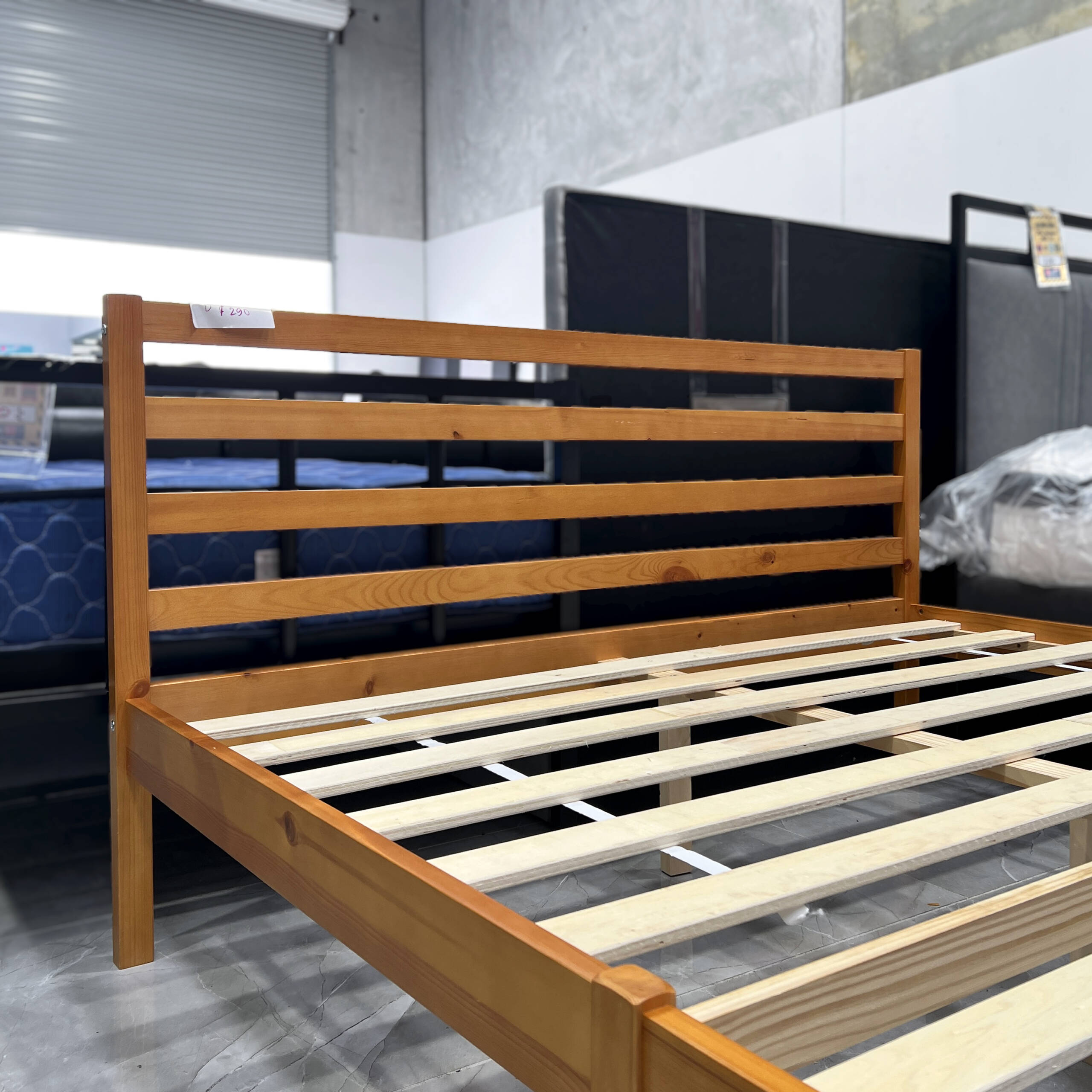 Wooden Double Bed (5)