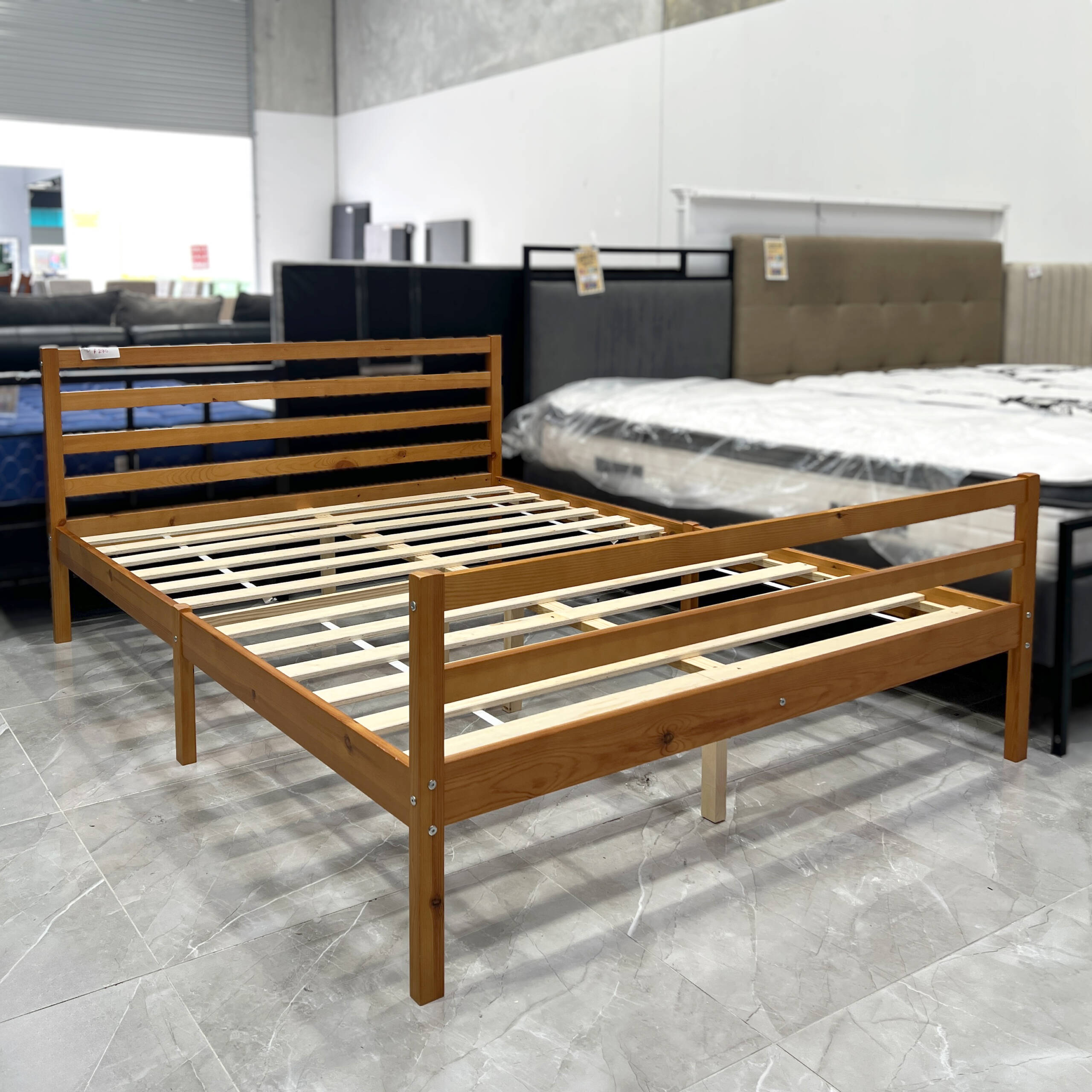 Wooden Double Bed (6)